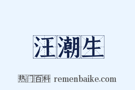 汪潮生是什么意思的图片